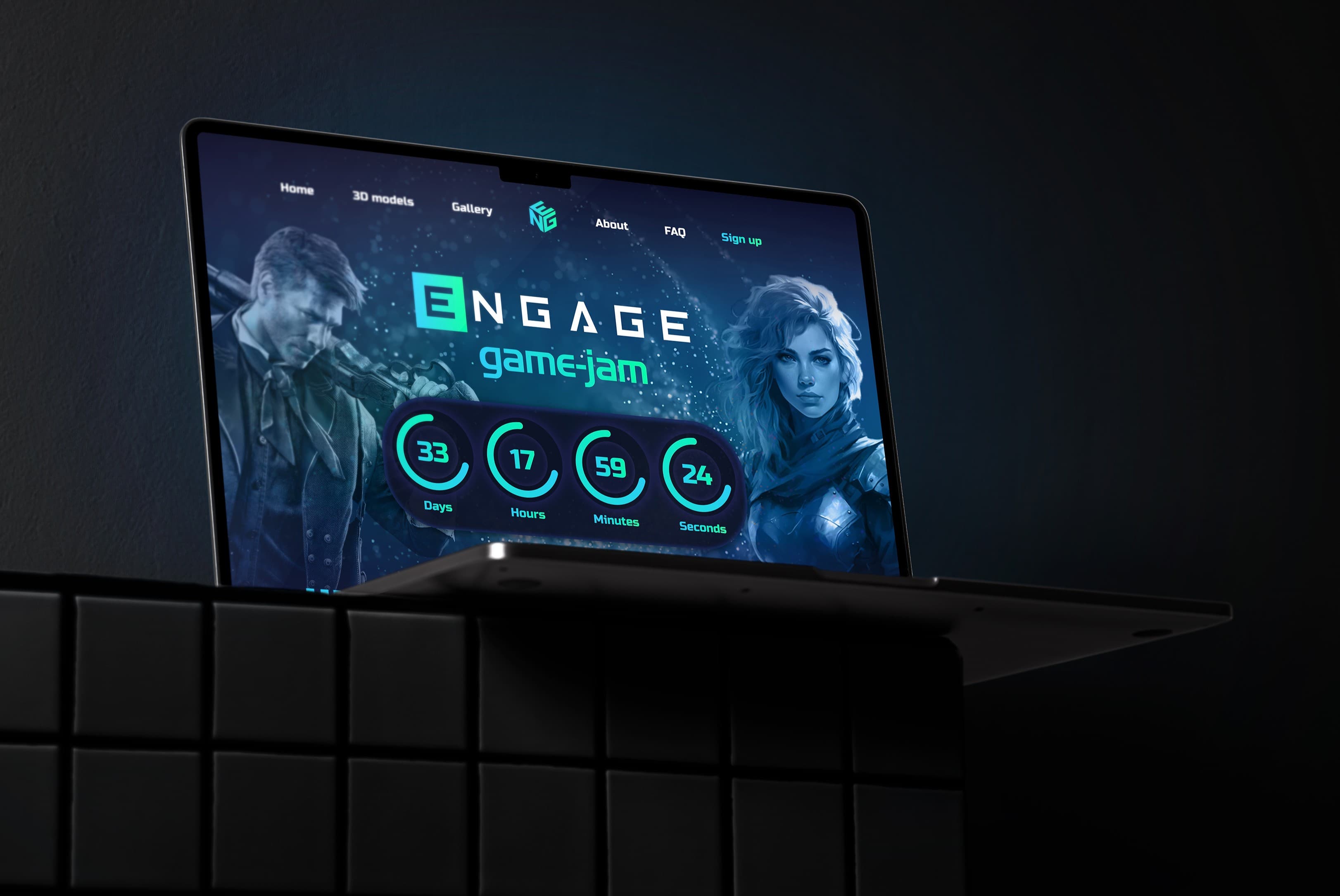 UI/UX project interface preview