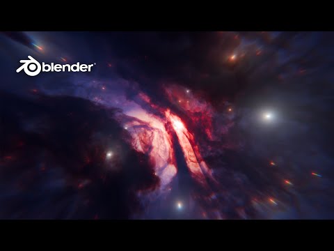 Nebula Fly Through Animation 3D artwork by Stefan Radenkovic