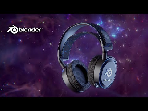 Headphones 3D artwork by Stefan Radenkovic