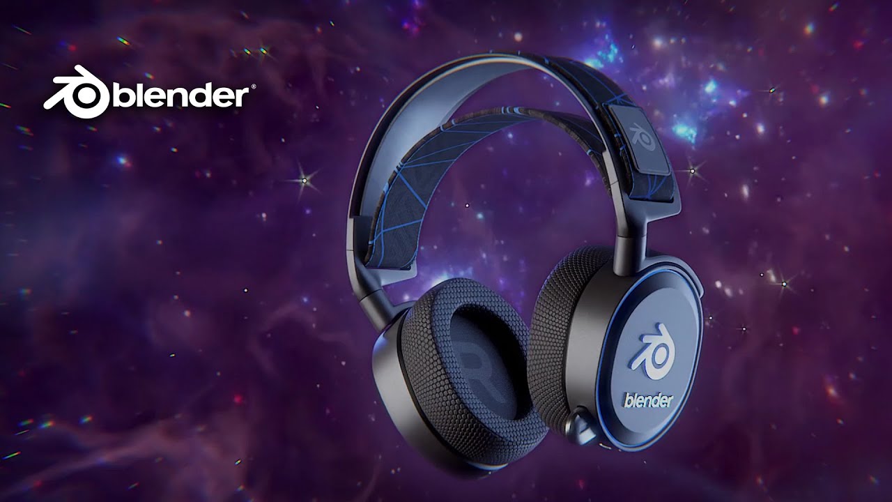 Headphones 3D artwork by Stefan Radenkovic