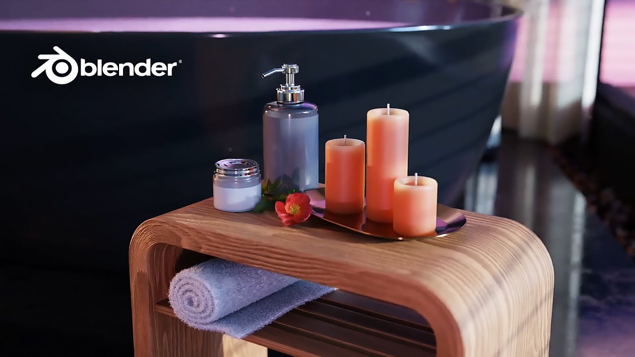 Bathrooms - Blender Asset Library 3D artwork by Stefan Radenkovic